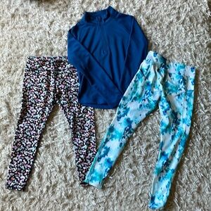 Girls Activewear Lot - Size 7/8 Medium